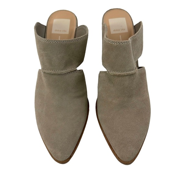 Dolce Vita Rogin Suede Heeled Mules Size 8 - Picture 5 of 16